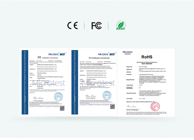 iMX6Q 通過CE FCC RoHS認(rèn)證phone